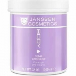 Janssen Cosmetics Body 3 Salt Body Scrub - Скраб для тела «3 соли» 1000 гр