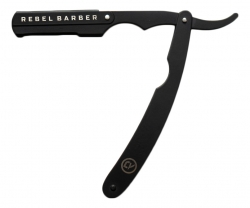 Rebel Barber Protector Black - Опасная бритва с защитой и сменным лезвием