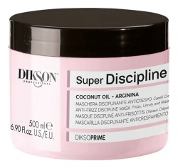 Dikson DiksoPrime Discipline Anti-frizz discipline mask - Маска для пушистых волос с кокосовым маслом, 500 мл