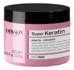 Dikson DiksoPrime Super Keratin Revitalizing mask - Маска восстанавливающая для волос с кератином, 500 мл
