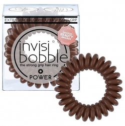 Invisibobble Power Pretzel Brown - Резинка для волос коричневый, 3 шт