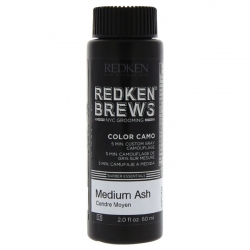 Redken Brews Color Camo 4NA Medium Ash - Камуфляж седины 4NA Средний пепельный, 60 мл