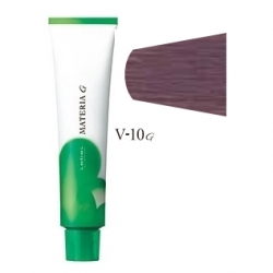 Lebel Cosmetics Materia g - Перманентная краска для седых волос, V-10 яркий блонд фиолетовый 120 гр