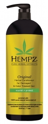 Hempz Hair Care Original Herbal Conditioner For Damaged Color Treated Hair - Кондиционер оригинальный для поврежденных окрашенных волос, 1л