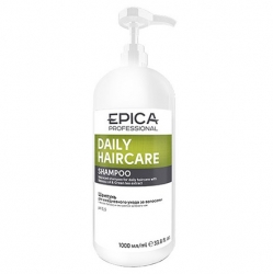 Epica Daily Care Shampoo - Шампунь для ежедневного ухода с маслом бабассу и экстрактом зеленого чая 1000мл