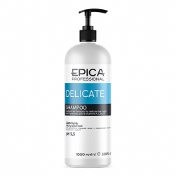 Epica Delicate Shampoo - Бессульфатный шампунь для деликатного очищения с гиалуроновой кислотой 1000 мл