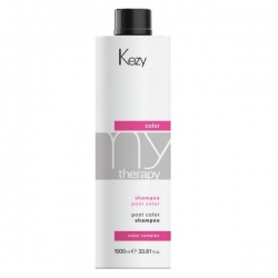 Kezy Post Color shampoo - Шампунь после окрашивания с экстрактом граната, 1000 мл