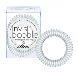 Invisibobble Slim Chrome Sweet Chrome - Резинка для волос серебряный, 3 шт