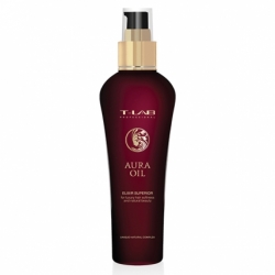 T-LAB Professional Aura Oil Elixir Superior - Эликсир для сияния и гладкости волос с комплексом масел, 130мл
