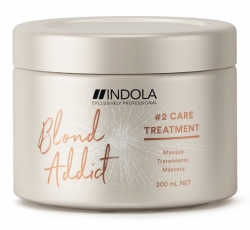 Indola Blond Addict Treatment mask - Маска для волос 200мл