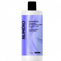 Brelil numero smoothing shampoo - Разглаживающий шампунь для волос с маслом авокадо 1000 мл