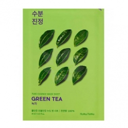 Holika Holika Pure Essence Mask Sheet Green Tea - Противовоспалительная тканевая маска, зеленый чай, 20 мл