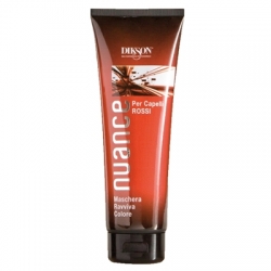 Dikson Nuance Maschera Raviva Color for Red and Mahogany Hair - Оттеночная Маска для красных и медных волос, 250 мл 