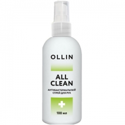Ollin All Clean Antibacterial Hand Spray - Антибактериальный спрей для рук 100мл