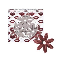 Invisibobble Nano Marilyn Monred - Резинка для волос утонченный красный, 3 шт