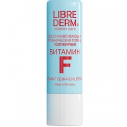 Librederm Vitamin F Rich Lipstick - Помада гигиеническая восстанавливающая, полужирная, 4 г