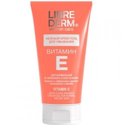 Librederm Vitamin E Gentle Face Washing Cream-Gel - Крем-гель для умывания с витамином Е, 150 мл