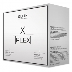 Ollin X-Plex Набор (№1 X-Bond Booster Активатор связей 1х250мл; №2 X-Sealer Усилитель связей 2х250мл)