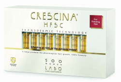 Crescina 500 HFSC Transdermic For Woman - Ампулы для стимул. роста волос, для жен., 20*3,5 мл