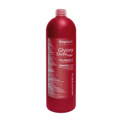 Kapous Professional GlyoxySleek Hair - Шампунь перед выпрямлением волос с глиоксиловой кислотой, 1000 мл