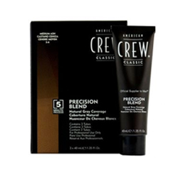 American Crew Precision Blend - Краска для седых волос пепельный оттенок 5/6 3*40 мл