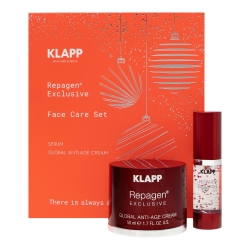 Klapp - Набор Repagen Exclusive (крем "Глобал АА+сыворотка)