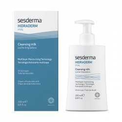 SesDerma Hidraderm Cleansing Milk - Молочко очищающее для лица, 200 мл