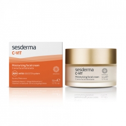 SesDerma C-Vit Moisturizing Facial Cream - Крем увлажняющий с витамином C для лица 50мл