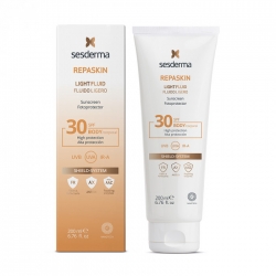 SesDerma Repaskin Light Fluid SPF30 - Солнцезащитный крем-гель для тела, 200 мл