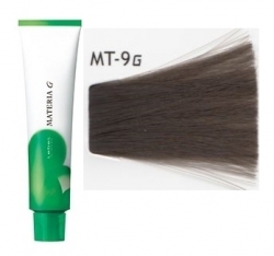 Lebel Cosmetics Materia g - Перманентная краска для седых волос, MT-9 очень светлый блонд металик 120 гр