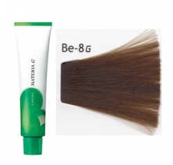 Lebel Cosmetics Materia g - Перманентная краска для седых волос, Be-8 светлый блонд бежевый 120 гр
