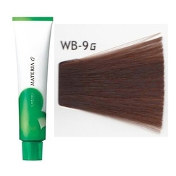 Lebel Cosmetics Materia g - Перманентная краска для седых волос, WB-9 очень светлый блонд тёплый 120 гр