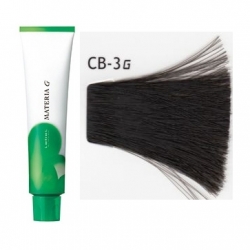Lebel Cosmetics Materia g - Перманентная краска для седых волос, CB-3 тёмный шатен холодный 120 гр