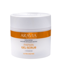Aravia Professional Papain Gel-Scrub - Гель-скраб против вросших волос, 300 мл