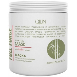 Ollin Full Force Bamboo Extract - Маска для волос и кожи головы с экстрактом бамбука 250 мл