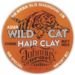 Johnny's Chop Shop Wild Cat Hair Sculpting Clay - Матирующая глина для волос, 70 г