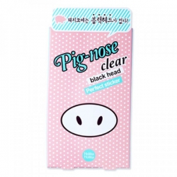 Holika Holika Pig-nose clear black head perfect sticker - Очищающая полоска для носа "Пиг-ноуз" (1 шт.)