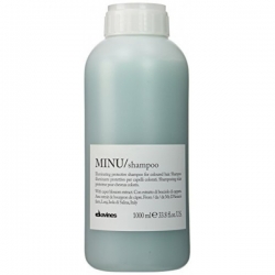 Davines Minu Shampoo - Защитный шампунь для сохранения косметического цвета волос, 1000 мл
