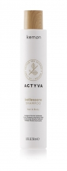 Kemon Actyva Bellessere Shampoo Velian - Шампунь Увлажняющий для волос и тела, 250 мл