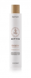 Kemon Actyva Disciplina Shampoo Velian - Шампунь для непослушных и кудрявых волос, 250 мл