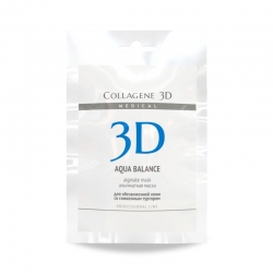 Medical Collagene 3D Aqua Balance - Альгинатная маска для обезвоженной кожи со сниженным тургором, 30 г