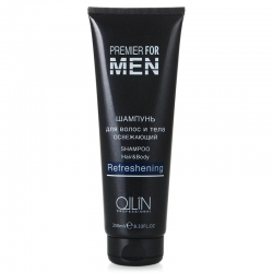 Ollin Premier For Men Shampoo Hair&Body Refreshening - Шампунь для волос и тела освежающий 250 мл