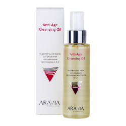 Aravia Professional Anti-Age Cleansing Oil - Гидрофильное масло для умывания с витаминным комплексом А,Е,F, 110 мл