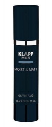 Klapp MEN Moist & Matt Oilаree Fluid - Увлажняющий и матирующий флюид, 50 мл
