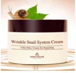 The Skin House  Wrinkle Snail System Cream - Улиточный крем анти-возрастной, 50мл