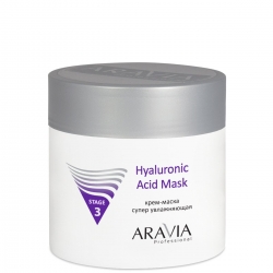 Aravia Professional - Крем-маска супер увлажняющая Hyaluronic Acid Mask, 300 мл