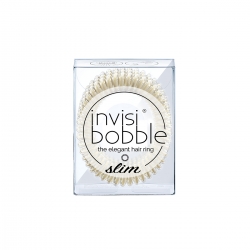 Invisibobble SLIM Stay Gold - Резинка-браслет для волос золотистый 3 штуки