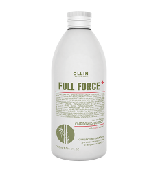 Ollin Full Force Bamboo Extract - Очищающий шампунь для волос и кожи головы с экстрактом бамбука, 300мл