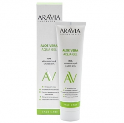 Aravia Laboratories Aloe Vera Aqua Gel - Увлажняющий гель с алоэ-вера, 100мл