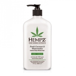 Hempz Fresh Coconut&Watermelon Herbal Moisturizer - Молочко для тела увлажняющее, Кокос и Арбуз, 500 мл